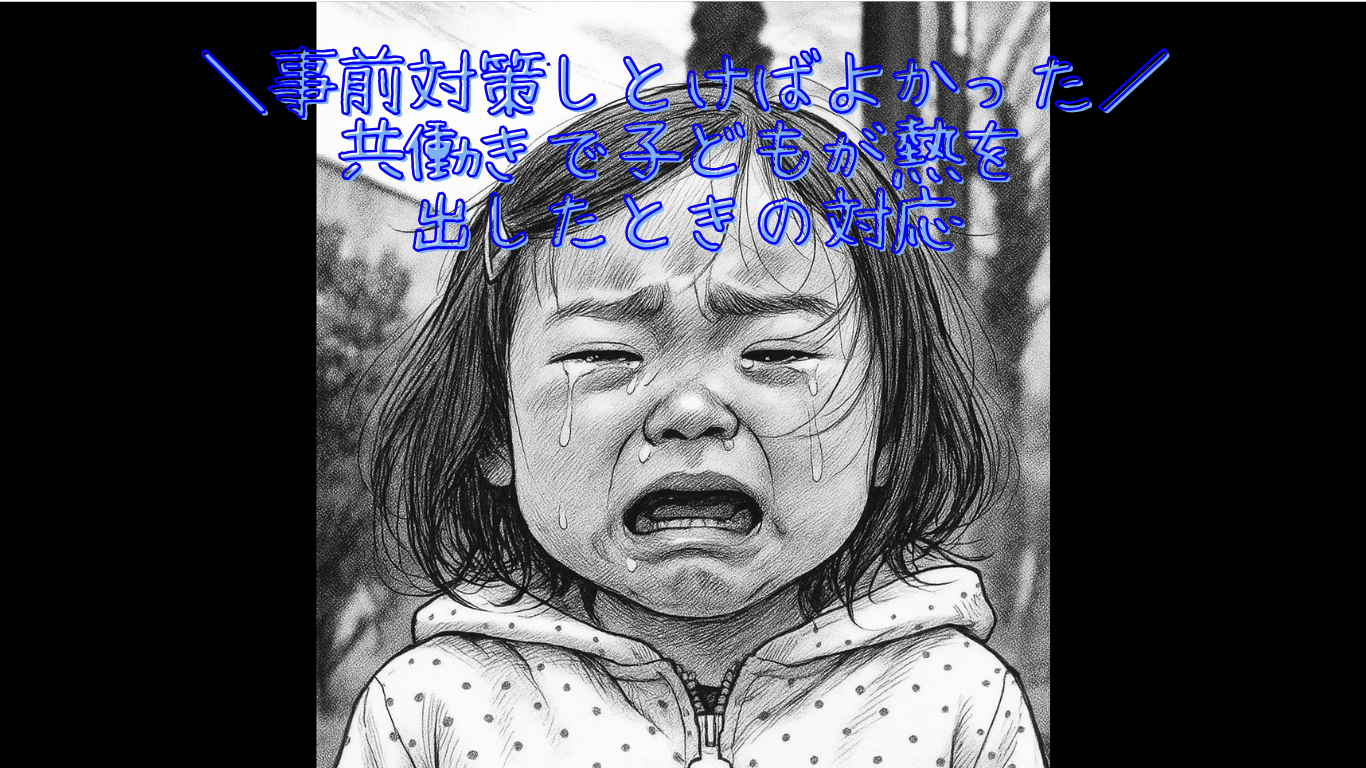 共働きで子どもが発熱時にどうする